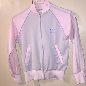 ADIDAS Pink and Gray Jacket